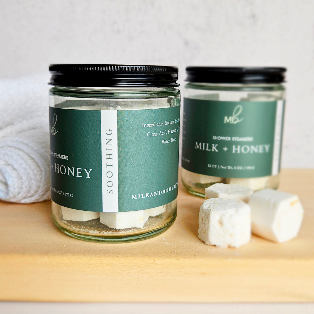 Milk + Honey | 12ct Mini Shower Steamers