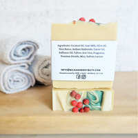 Frosted Winter Berry Goat Milk Soap