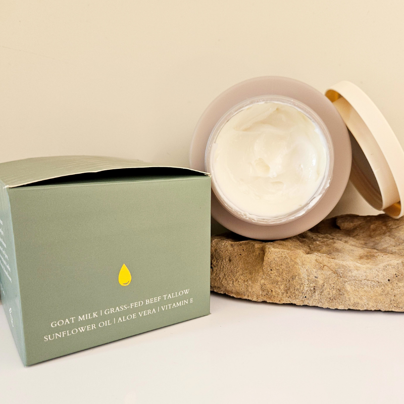Coconut Rose Goat Milk + Tallow Body Cream