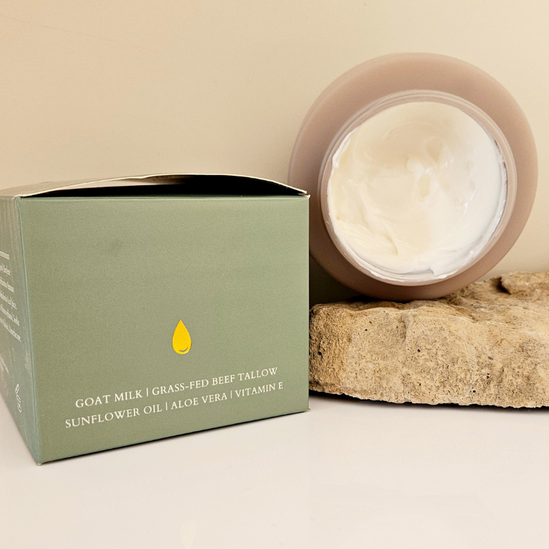 Salted Breeze + Plum Goat Milk + Tallow Body Cream
