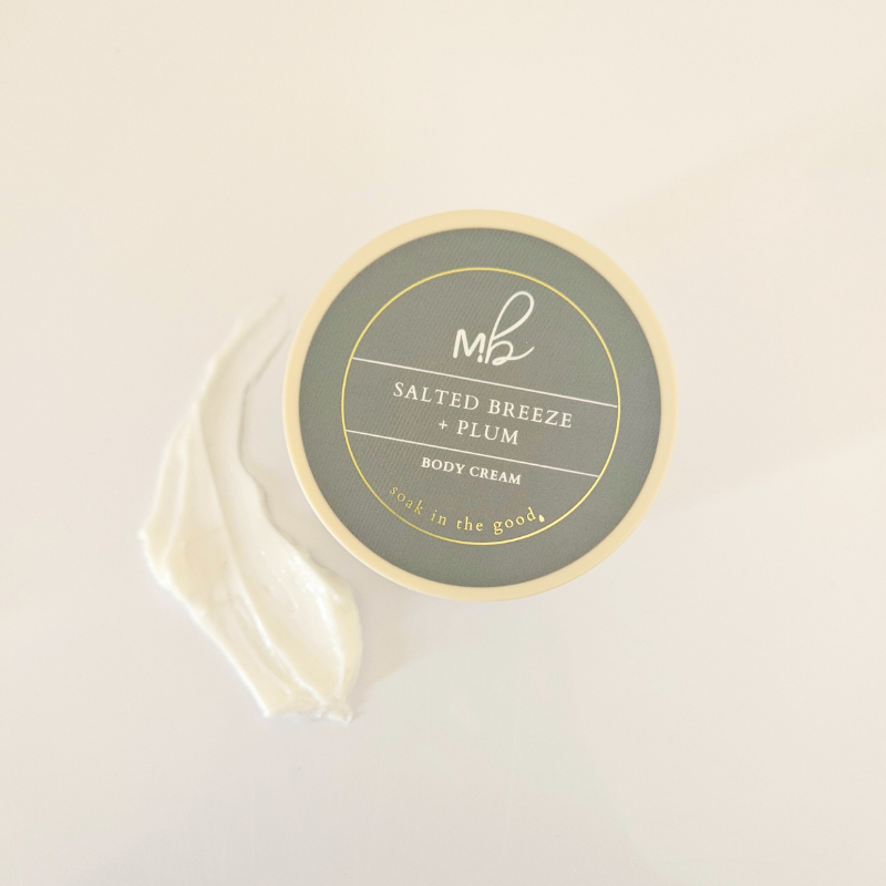 Salted Breeze + Plum Goat Milk + Tallow Body Cream