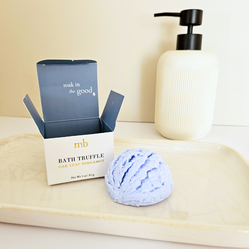 Oak Leaf Bergamot Bath Truffle