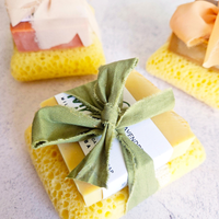 Mini Luxe Set | Sponge Pocket + Goat Milk Soap Bar