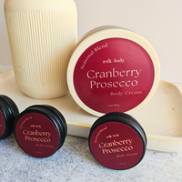 Cranberry Prosecco Goat Milk + Tallow Body Cream
