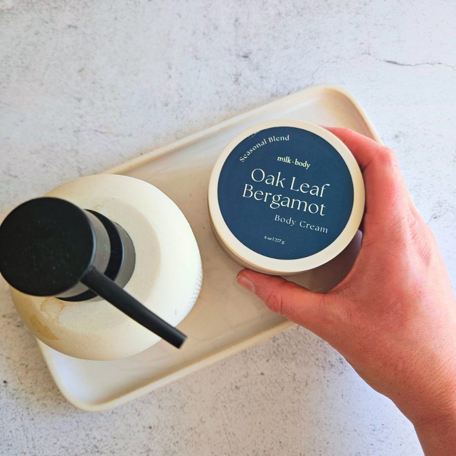 Oak Leaf Bergamot Goat Milk + Tallow Body Cream