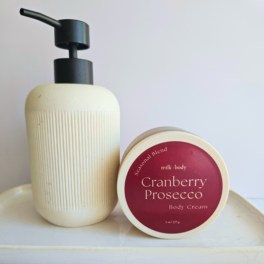 Cranberry Prosecco Goat Milk + Tallow Body Cream