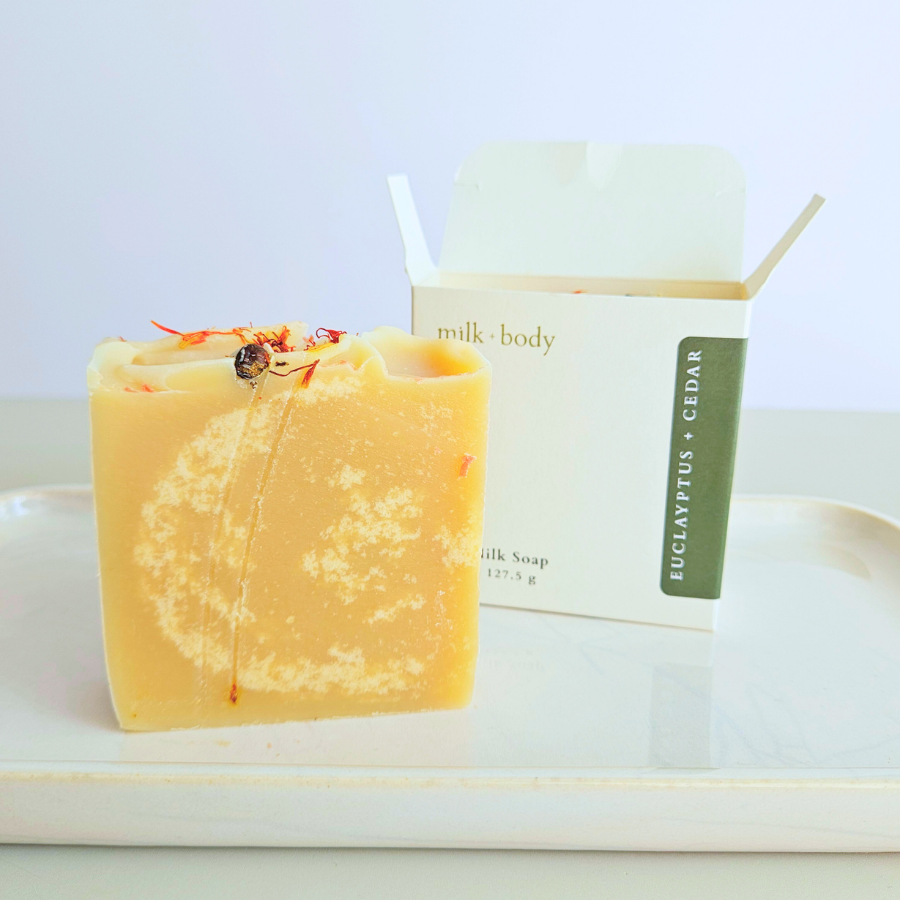 Eucalyptus + Cedar Goat Milk Soap
