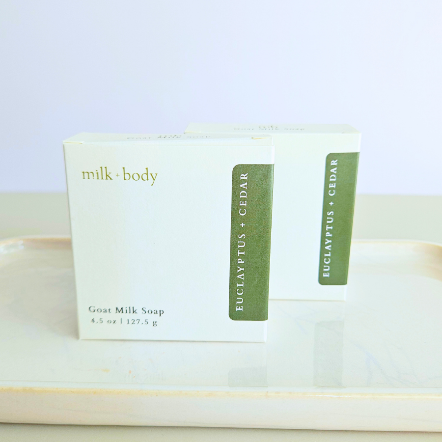 Eucalyptus + Cedar Goat Milk Soap