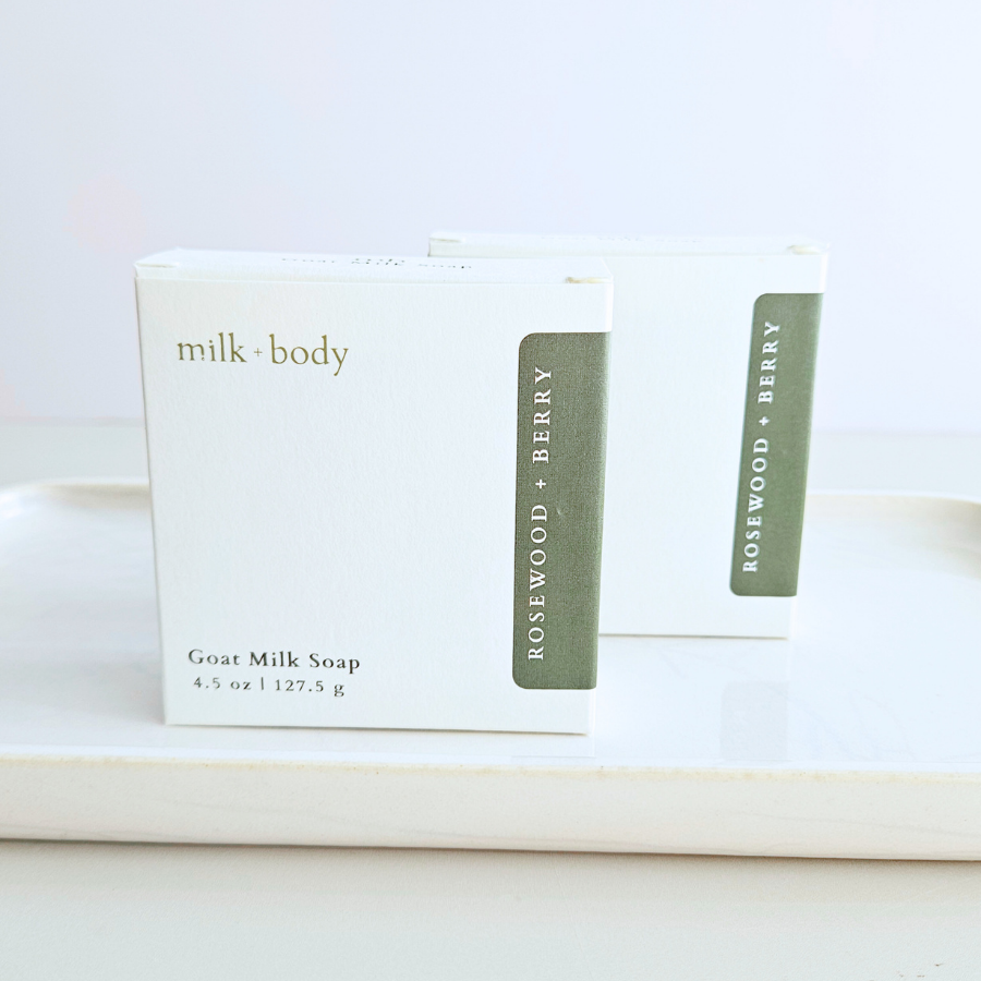 Rosewood + Berry Goat Milk Soap