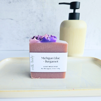 Michigan Lilac + Bergamot Goat Milk Soap