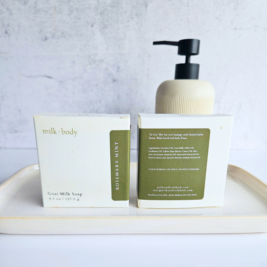 Rosemary Mint Goat Milk Soap