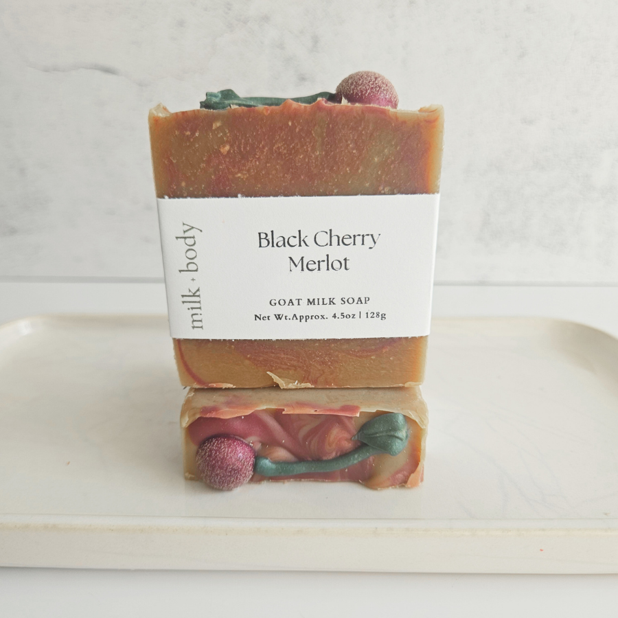 Black Cherry Merlot Goat Milk Soap