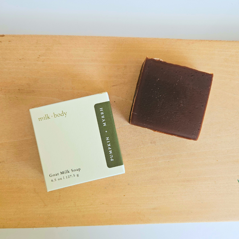 Pumpkin  Myrrh Goat Milk Soap