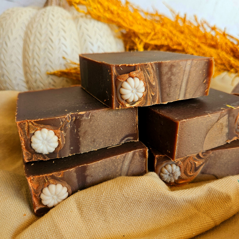 Pumpkin  Myrrh Goat Milk Soap