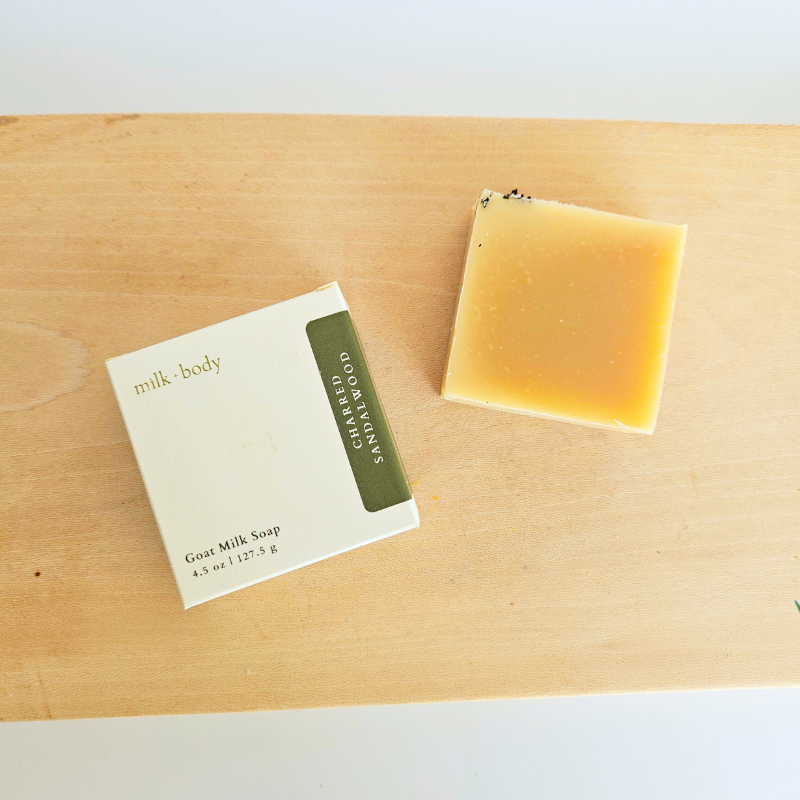 Charred Sandalwood Goat Milk Soap
