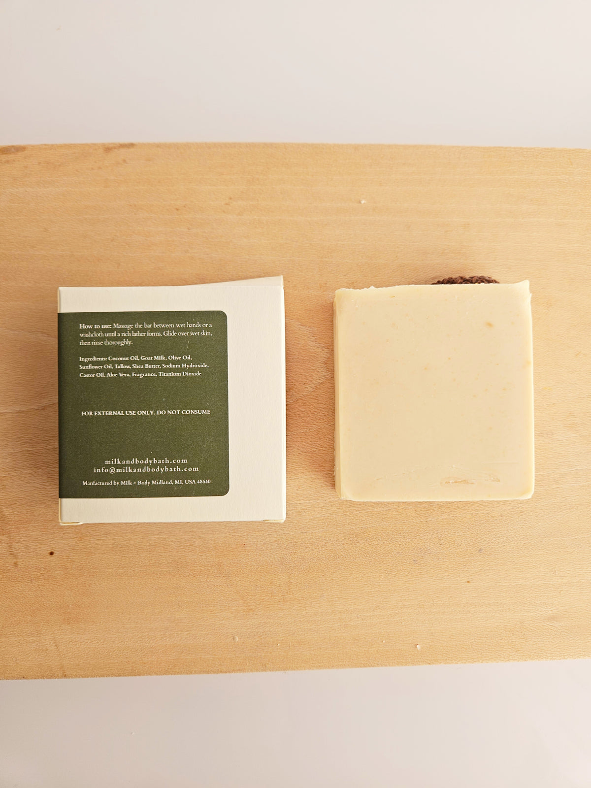 Sugared Pine Goat Milk Soap