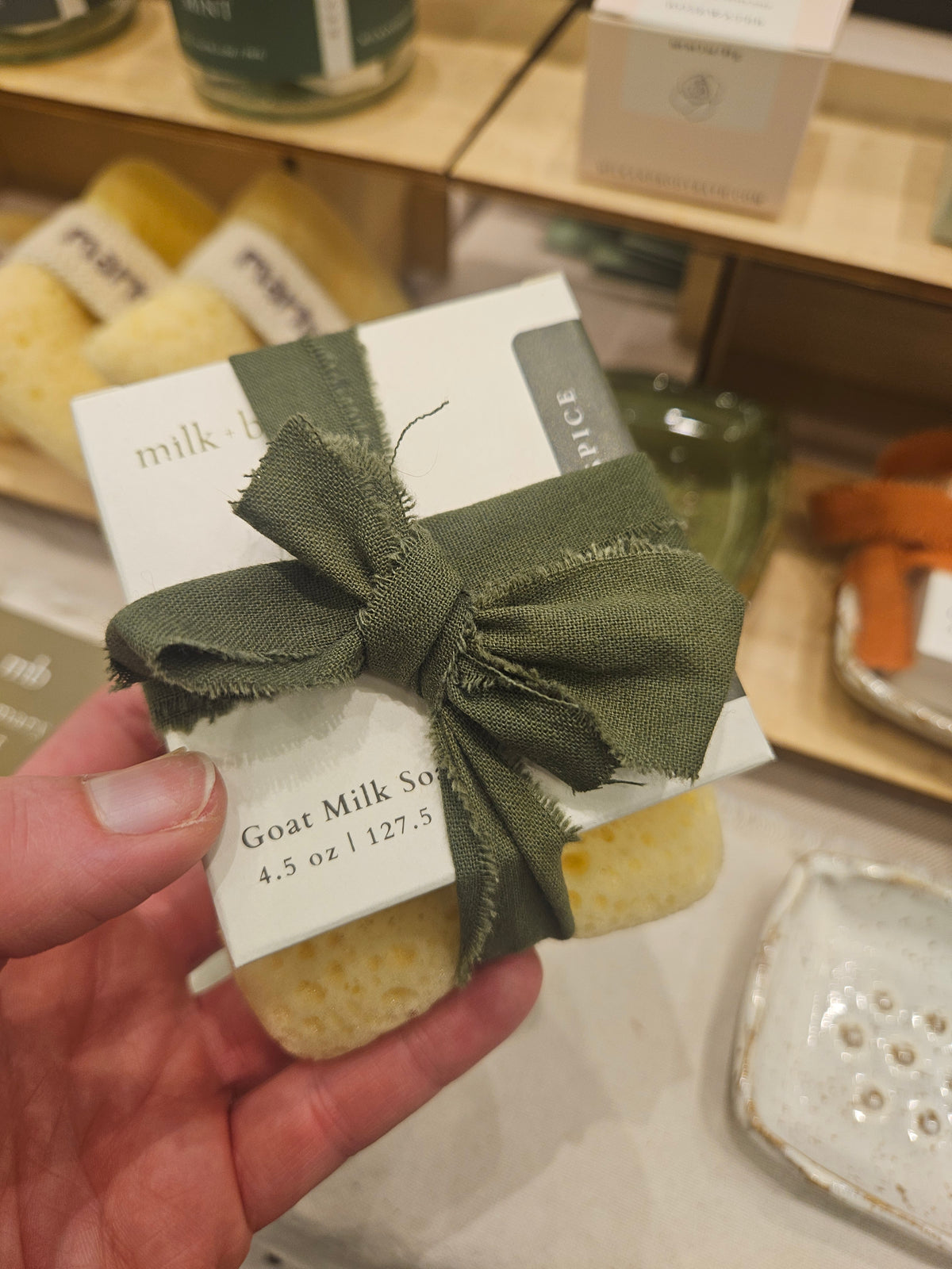 Mini Luxe Set | Sponge Pocket + Goat Milk Soap Bar