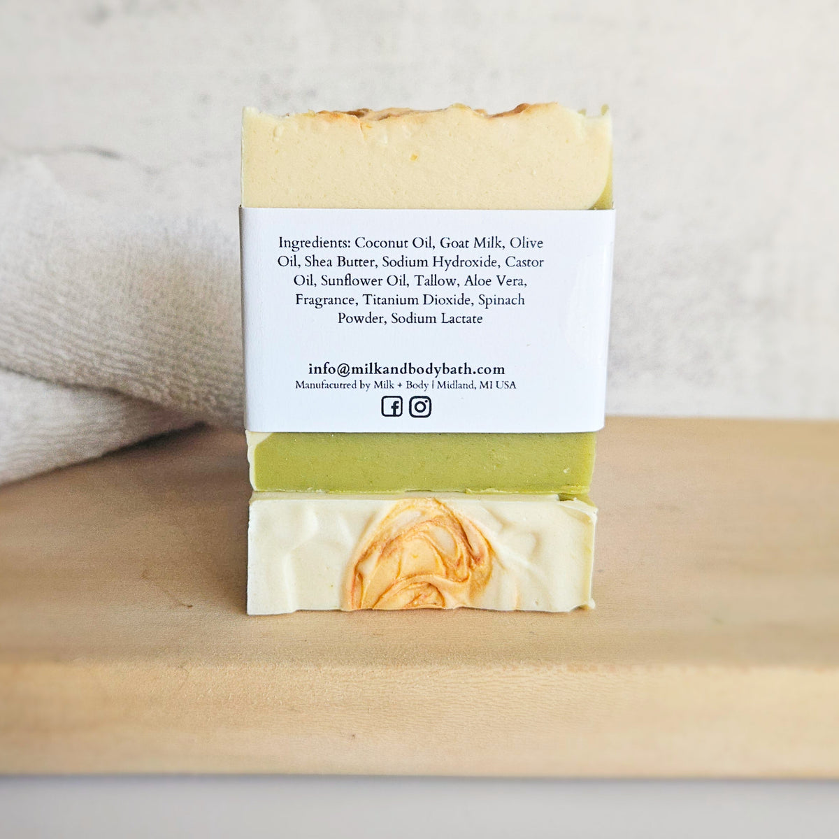 Green Herb + Lychee Goat Milk Soap