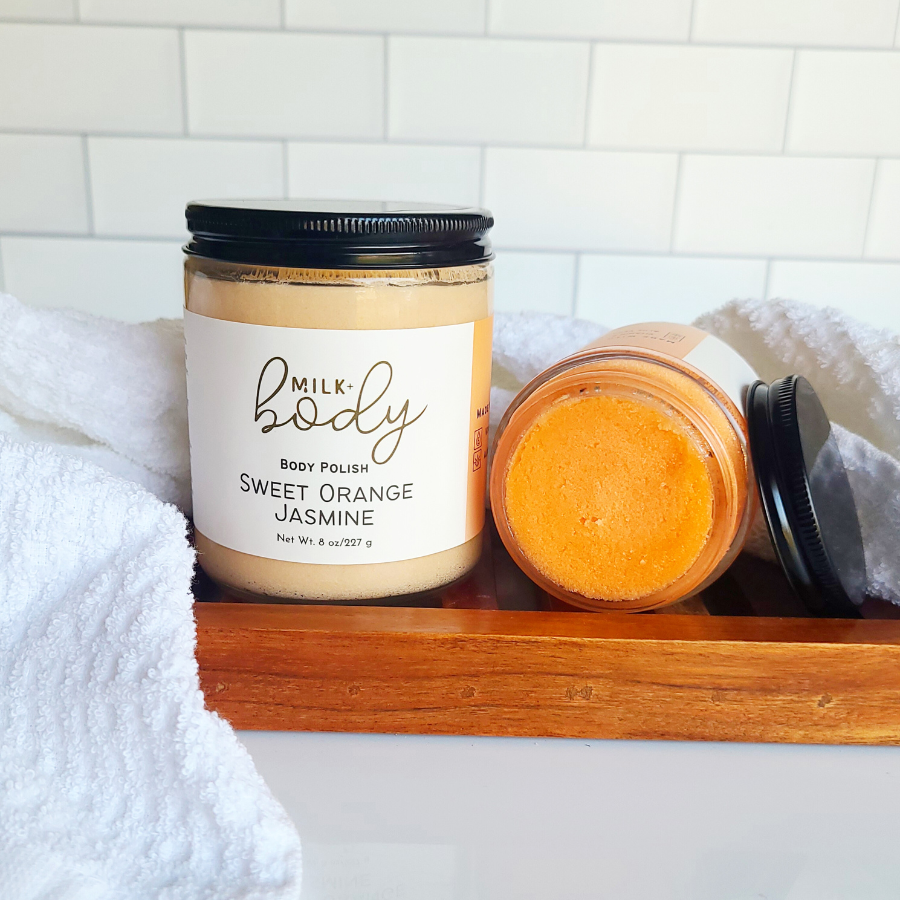 Sweet Orange Jasmine Body Polish | Emulsified Sugar Scrub